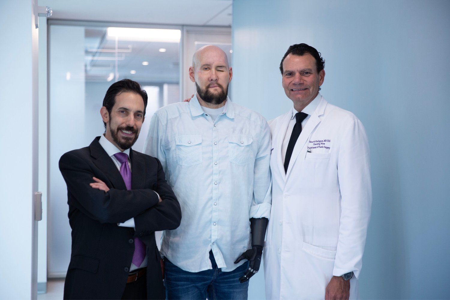 Aaron James and his NYU doctors