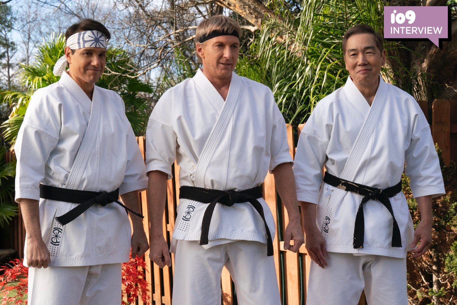 Daniel, Johnny, and Chozen in Cobra Kai
