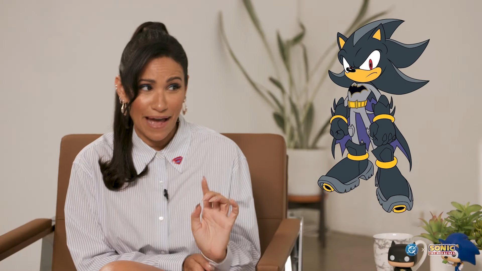 Dc Comics Sonic The Hedgehog Batman Shadow