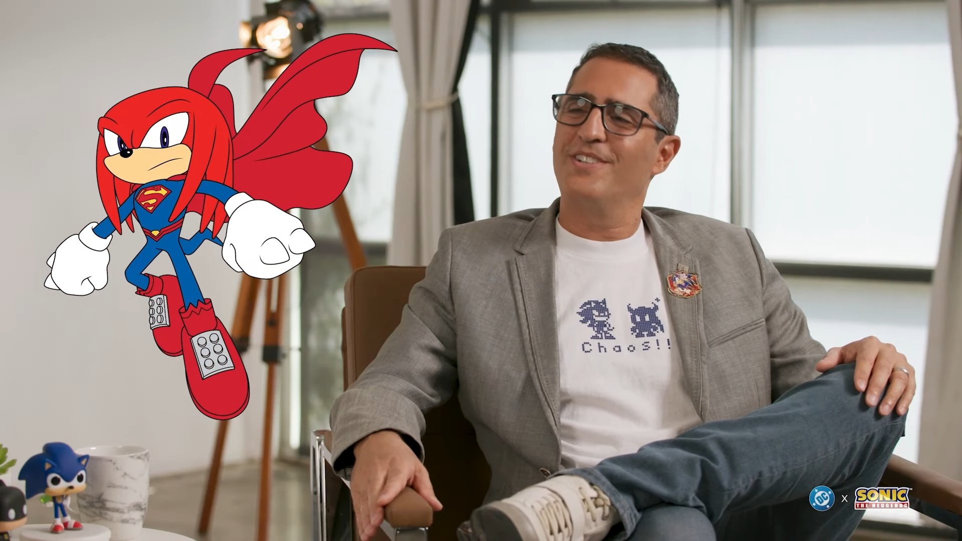 Dc Comics Sonic The Hedgehog Superman Knuckles